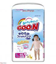 Трусики Goon для девочек 9-14 кг. 46 шт. (L) Япония