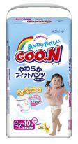 Трусики Goon для девочек 12-20 кг. 40 шт. (XL) Япония